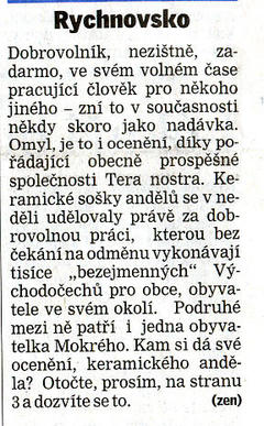 Rychnovský deník 16.3.2010