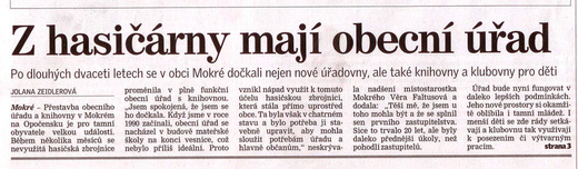 Rychnovský deník 22.11.2010