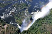Viktoriiny vodopády Zimbabwe