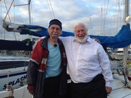 S Bobem McDavitte - meteorologický expert Nový Zéland
