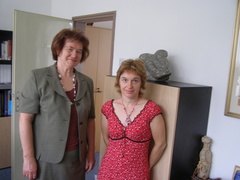 Společné foto s paní Leonorou Janotovou